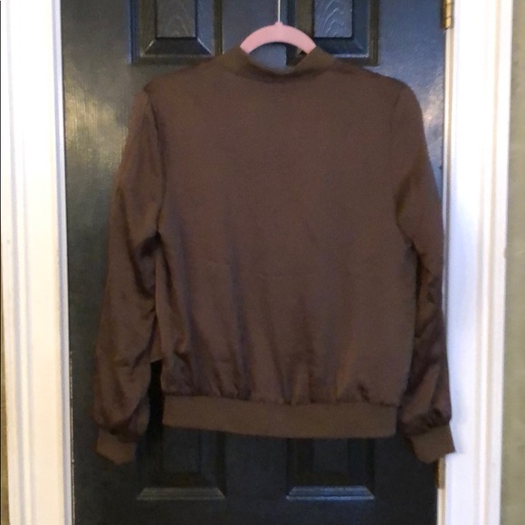 Missguided army green bomber size 4 - Picture 3 of 3